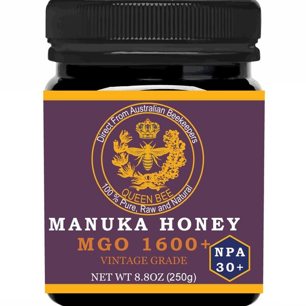 Manuka Honey MGO 1600+, NPA 30+, High Strength - Raw Manuka Honey