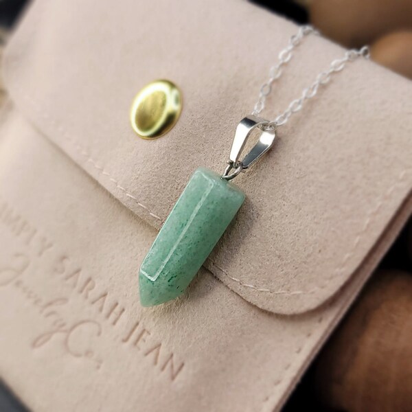 Sage Green Necklace Etsy