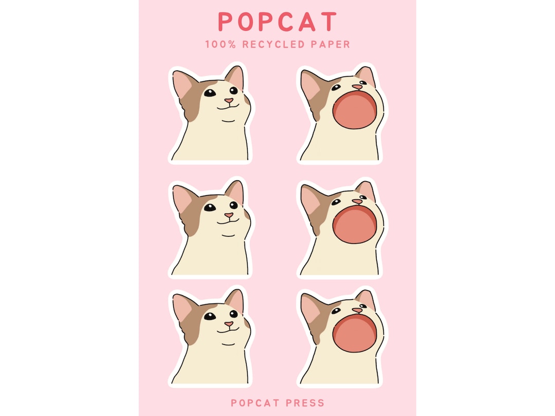 Pop Cat in different languages meme 
