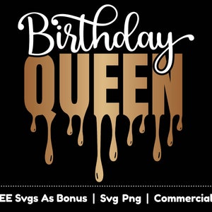 Birthday Girl T Shirt Design Svg Png Files, Birthday Queen Svg, Crown Svg, Party Svg, Celebration Svg, Heart Svg, Cute Girly Birthday Gift