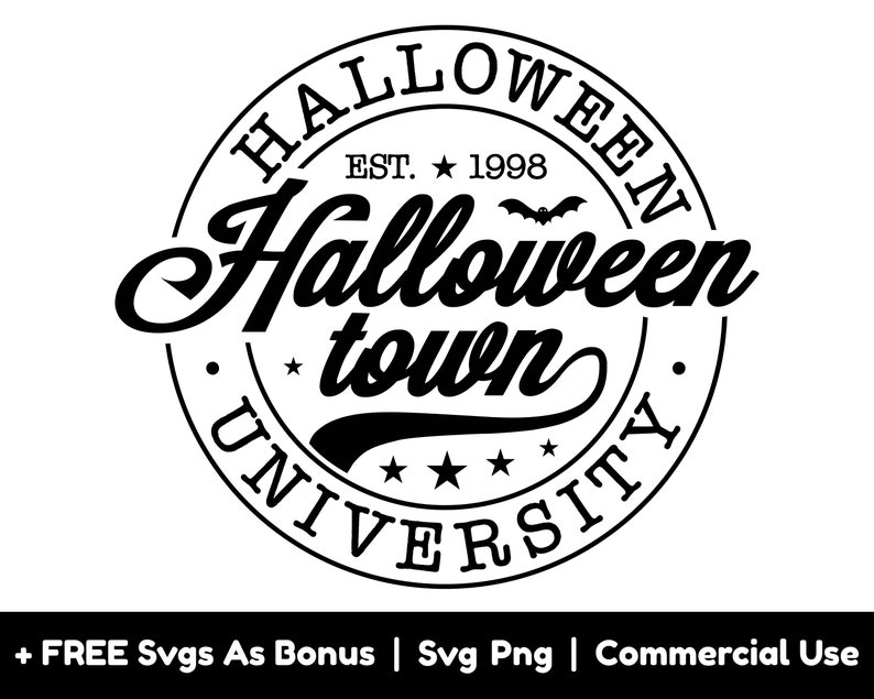 Halloween Town Svg Png Files Frame Svg Halloween Svg Shirt Etsy