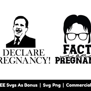 I Declare Pregnancy Fact I'm Pregnant Svg Png Files, Pregnancy Svg, Future Mom Svg, Mom To Be T Shirt Design Svg