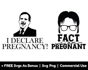 I Declare Pregnancy Fact I'm Pregnant Svg Png Files, Pregnancy Svg, Future Mom Svg, Mom To Be T Shirt Design Svg