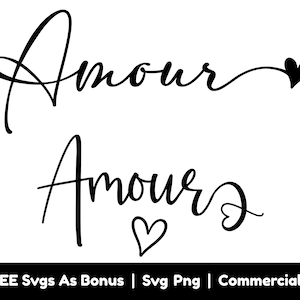 Amour SVG PNG Files, Valentines Day T-shirt Svg Design, Png Files For Sublimation, SVG For Shirts