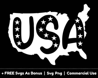 USA Svg Png Files, America Svg, 4th Of July Svg, Fourth Of July Svg, Patriotic Tshirt Design Svg, Stars Svg, Independence Day Svg