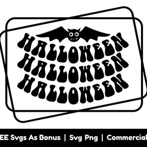 Halloween Svg Png Files, Halloween Vibes Svg, Scary Spooky Season Svg, Bat Svg, Halloween Sign Svg