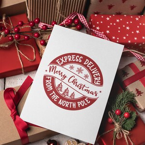 Express Delivery From the North Pole Svg Png Files, Merry Christmas Svg ...