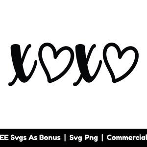 Xoxo-Svg-Png-Dateien, Valentinstags-Svg, Liebesherzen-Svg, Valentinstag-T-Shirt-Design-Svg, Zeichen-Svg