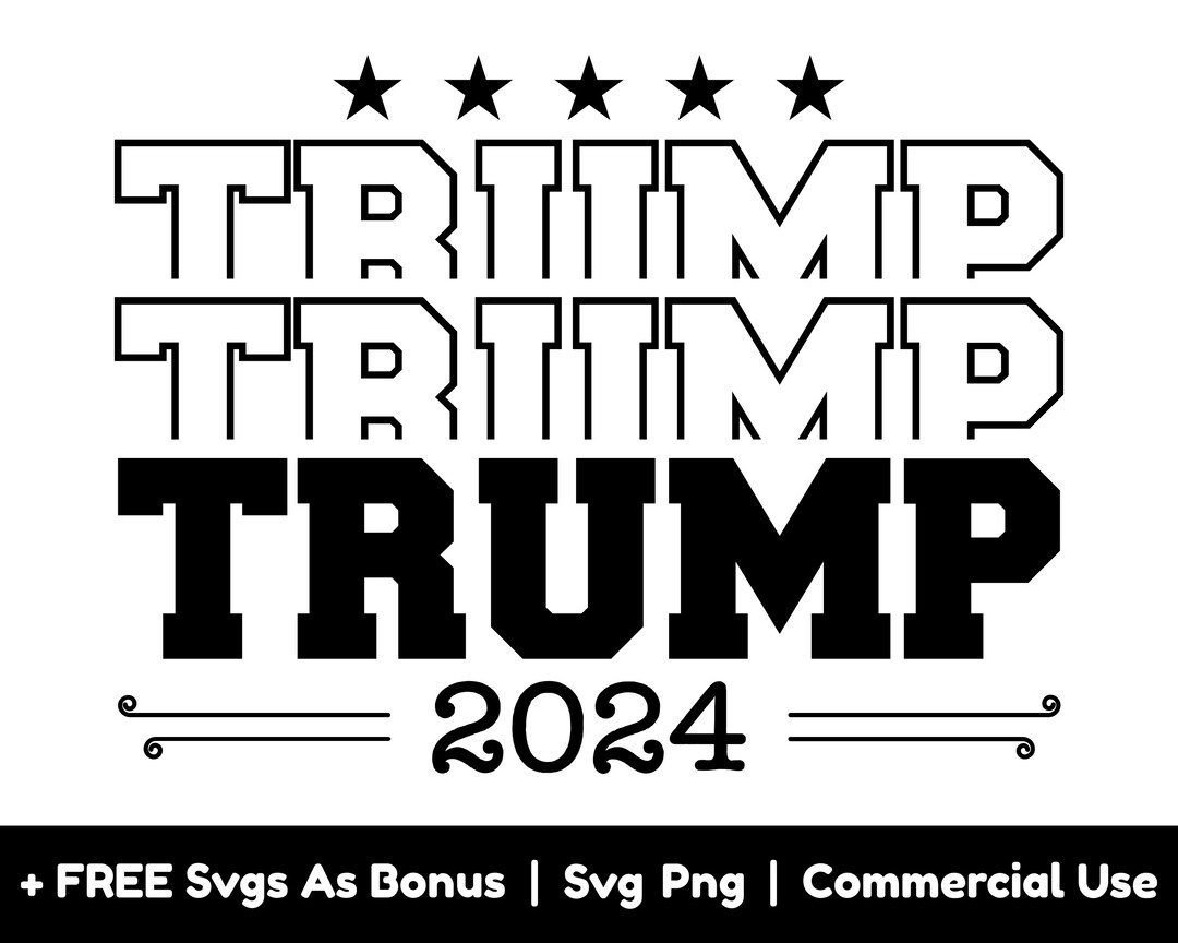 Trump 2025 Svg Png Files Republican Svg President Trump Svg Etsy
