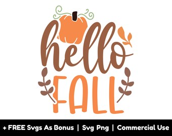 Bonjour automne SVG Png fichiers, automne SVG, automne SVG, chemises d’automne SVG, saison d’automne SVG, bonjour signe d’automne SVG, citrouille SVG, feuilles SVG