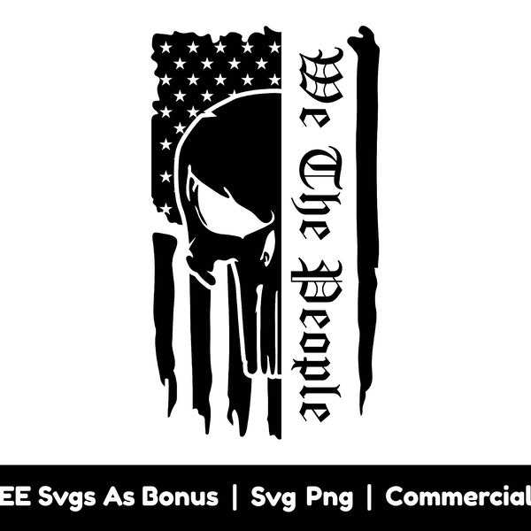We The People Svg Png Files, Independence Day Svg, 2nd Amendment Svg, Flag Svg, Patriotic Svg, T Shirt Design Svg