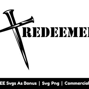Archivos Svg Png redimidos, Christian Svg, Fe Svg, Versículo bíblico svg, Fe Svg, Jesús Svg, Christian Shirt Design Svg
