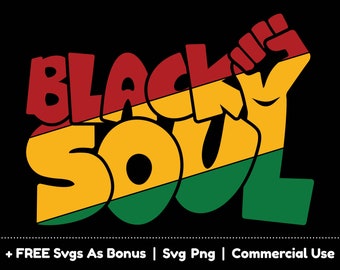 Arquivo PNG Black Soul Svg, Juneteenth Shirt Design Svg, Mês da História Negra SVG, Melanina SVG, Black Power Svg, Afro Women Svg