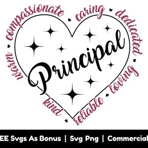 Fichiers Png Svg principal, coeur forme Svg, Svg fidèle, retour à l’école Svg, Svg principal Squad, genre Svg, aimer Svg