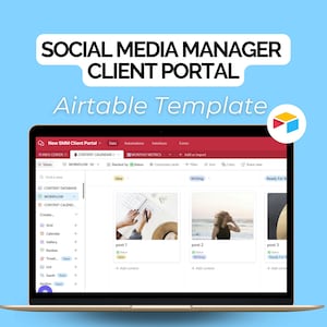 Social Media Manager Airtable Client Management Template