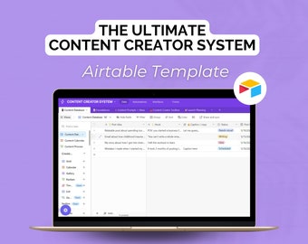Airtable Content Calendar Template: Social Media Planner