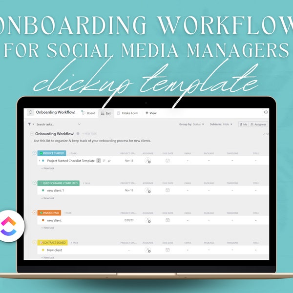 Client Onboarding Template Clickup Etsy Client Onboarding Template Clickup Etsy
