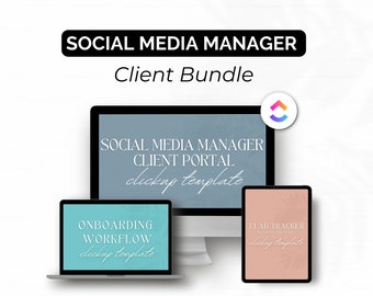 SMM Client Management Bundle: ClickUp Templates (Digital Download)
