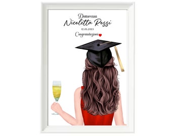 Regalo Laurea - Stampa Laurea personalizzata - Regalo Laurea personalizzato - idea regalo Laurea - Regalo Laurea originale -