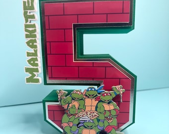 Numéro 3D personnalisé| Décoration d'anniversaire