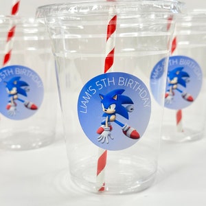 Custom Party Cup | Sonic Birthday Cup