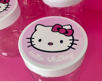 Contenant de Slime Kitty personnalisé | Cadeaux d'anniversaire