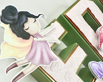 Anniversaire de fée | Lettres 3D personnalisées