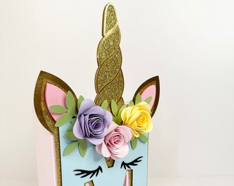 Lettre 3D Licorne | Fête d'anniversaire de licorne | Lettres 3D personnalisées