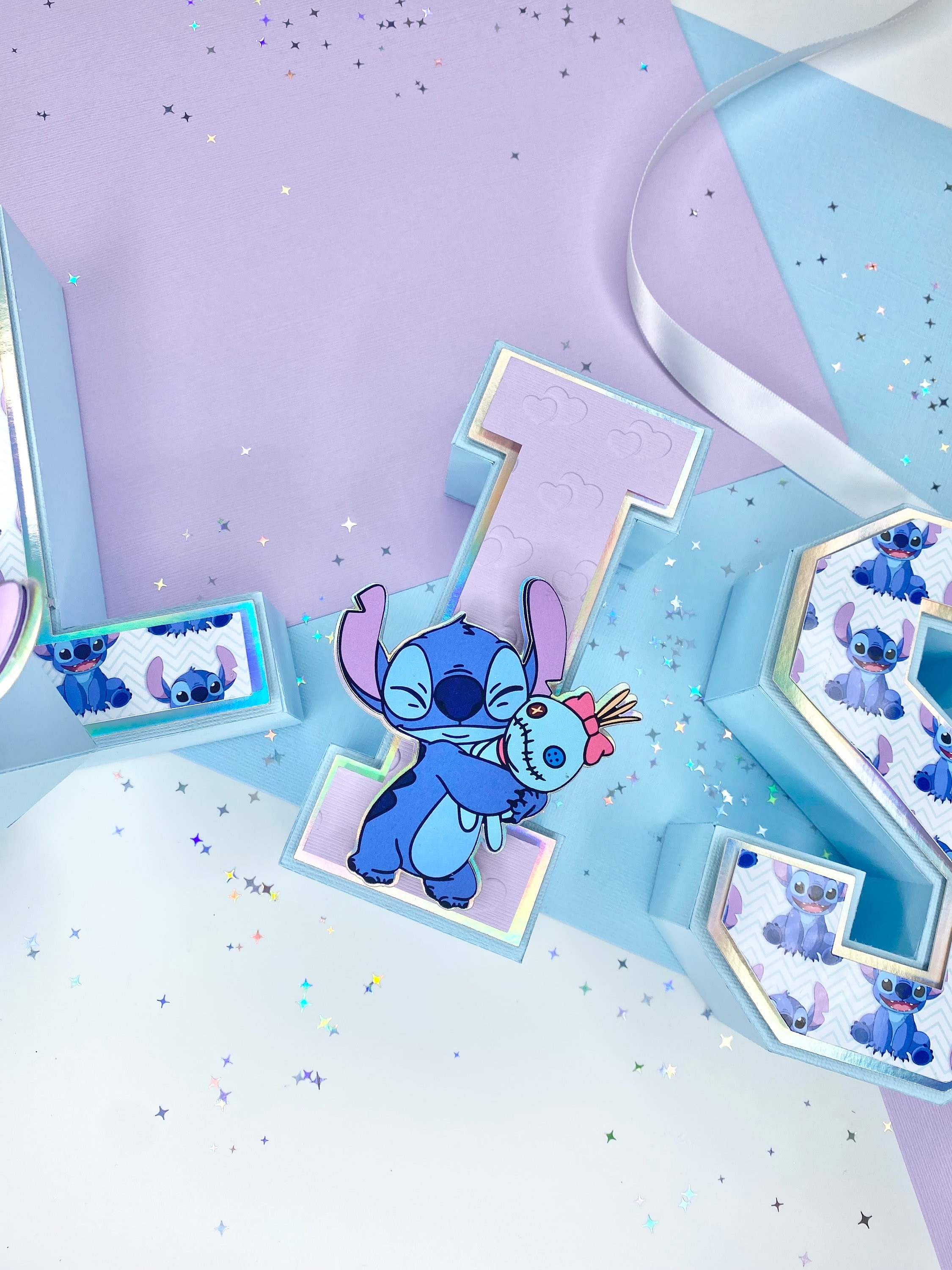 Stitch 3D letters | Stitch Birthday party | Lilo & Stitch Birthday  Decoration | Birthday Party Decor | Custom 3D Letter