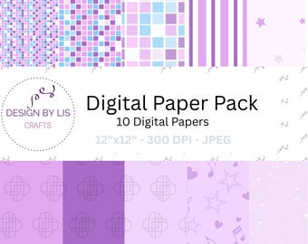 Pack de papier numérique inspiré des chasseurs de démons Kpop