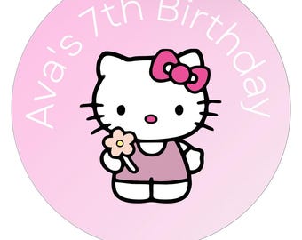 Stickers personnalisés | Cadeaux pour fête | Anniversaire de chaton