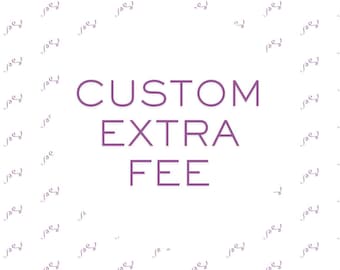Frais supplémentaires personnalisés