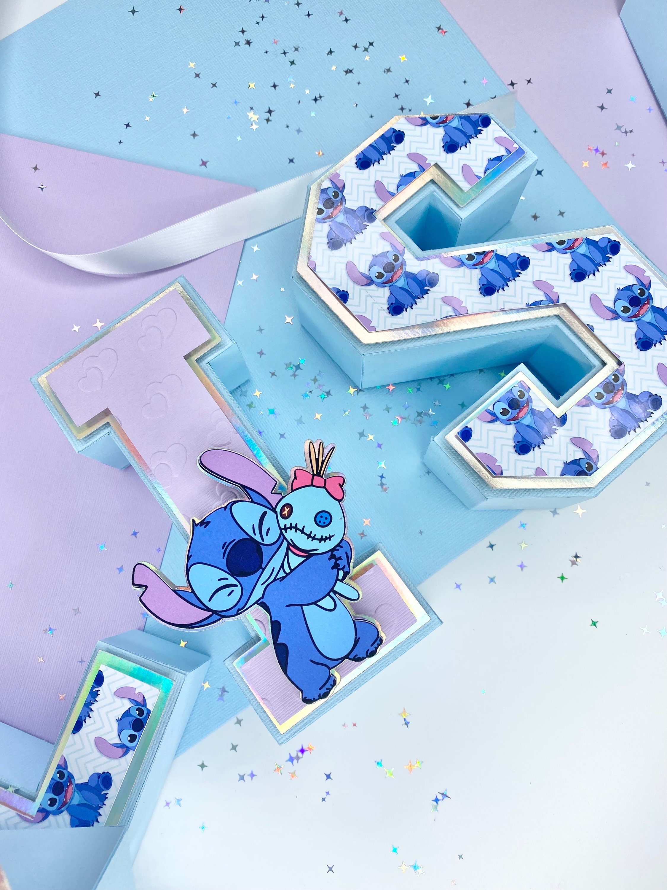 LILO and Stitch Birthday, LILO and Stitch Banner, LILO and Stitch Cake  Topper, Lilo Centerpiece 