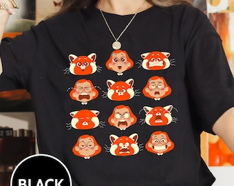 Disney PIXAR Turning Red Mei Red Panda Growing Pains Premium Shirt, Turning Red Shirt, Meilin Funko Turning Red Shirt, Red Panda Shirt