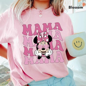 Disney Mama Shirt, Minnie Disney Mom Shirt, Minnie Mama Tee, Disney Mommy Birthday Shirt, Disney Family Trip Tee