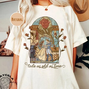 Tale as Old as Time Shirt, Retro Beauty and the Beast shirt, Belle Princess Shirt, Disney Princess shirt, Vintage Belle Rose