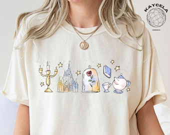 Vintage Tale as Old as Time Comfort Colors Shirt, Disney Princess Shirt, Family Vacation Shirt, Retro Princess Shirt, Magical Kingdom Shirt