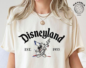 Disneyland Est 1955 Shirt, Fantasia Shirt, Disneyland Shirts, Disneyland Trip Shirt, Disneyland 2024 Shirt, Disneyland Vacation Shirt