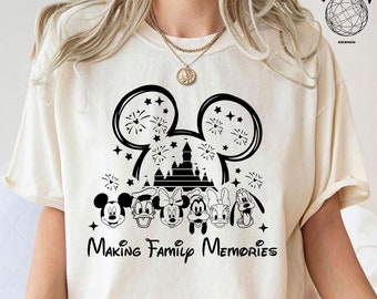 Disney Making Family Memories Shirt, Disney 2024 shirt, Family Trip 2024, Personalized Family Vacation, Family Vacation Shirt, Disney Shirt