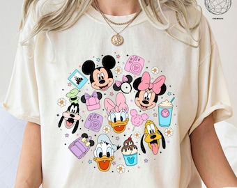 Mickey And Friends Shirts, Mickey And Friends Minnie Donald Daisy Goofy Pluto Shirt, Disneyland Shirt, Disneyworld Shirt
