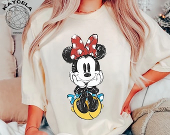 Vintage Minnie Shirt, Disney Minnie Mouse Sweet Portrait Shirt, Disneyworld Shirt, Disney Woman Shirt, Disney Girl Shirt, Disney Trip Shirt