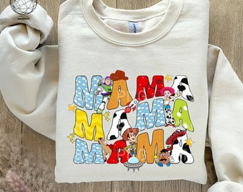 Vintage Disney Toy Story Mama Comfort Colors® Shirt, Disney Shirt, Toy Story Shirt, Disneyland Shirts, Disney Pixar Shirt, Disney Mom Shirt