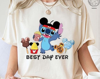 Stitch Snack Best Day Ever Shirt, Best Day Ever Stitch Snacks T-Shirt, Disney Snacks Shirt, Disney Stitch Snacks Tee, Disney Stitch Gifts