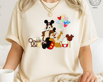 Chip n Dale Snacks Shirt, Chip n Dale Shirt, Disney Character Shirt, Chip and Dale Characters, Disney Shirt