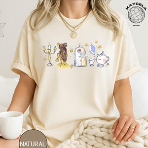 Watercolor Disney Belle Princess Shirt, Beauty and the Beast Tee, Tale as old as time, Girly aesthetic Disney Girls trip tee, Magic Kingdom
