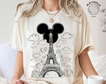 Disney Vacation Eiffel Tower Mickey Mouse Ears Shirt, Disneyland Paris T-Shirt, Eiffel Tower Mickey Shirt, Mickey Ears Shirt,  Disney Paris