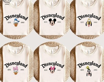 Mickey and Friends Shirt, Custom Disney Characters Shirt, Disneyland Shirt, Matching Family Shirt, Disney Trip Shirt