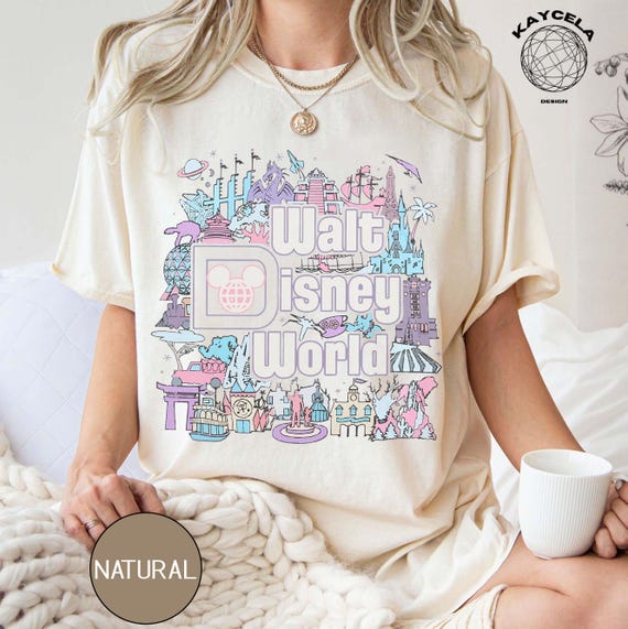 Retro Walt Disney World Comfort Colors Shirt, Disneyworld Shirt, Vintage Disney Shirt, Disneyland Shirt, Disney Trip Shirt, Disney Group Tee