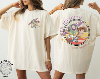 To Infinity and Beyond Shirt, Comfort Colors Toy Story Characters Tee, Toy Story T-Shirt, Toy Story Land Sweatshirt, Toy Story Birthday Gift