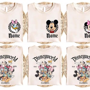 Custom Disneyworld Shirt,Disney Family Trip Tee,Disney All Character Shirt,Mickey And Friends Shirt,Disney Matching Shirt,Disney Group Shirt